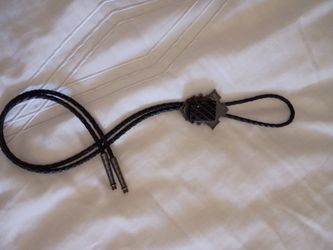 Bolo tie 5.00 silver and black