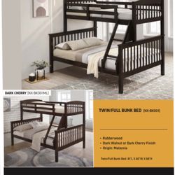Solid Wood Bunk Bed In Stock For Immediate Delivery 