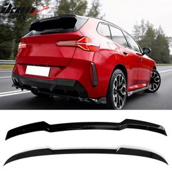 Fits 2025-2026 BMW X3 G45 IKON Style Gloss Black Roof Spoiler + Trunk Spoiler ABS