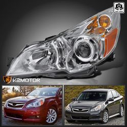 Left/Driver Side Projector Headlight Fits 2010-2014 Subaru Legacy Outback Lamp