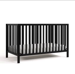 Storkcraft Morningside 5-in-1 Convertible Crib Black