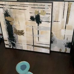 2 Pictures For 50 Black And Gold