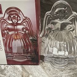 Mikasa Crystal Angel Votive and Tea Light Candle Holder- NEW 