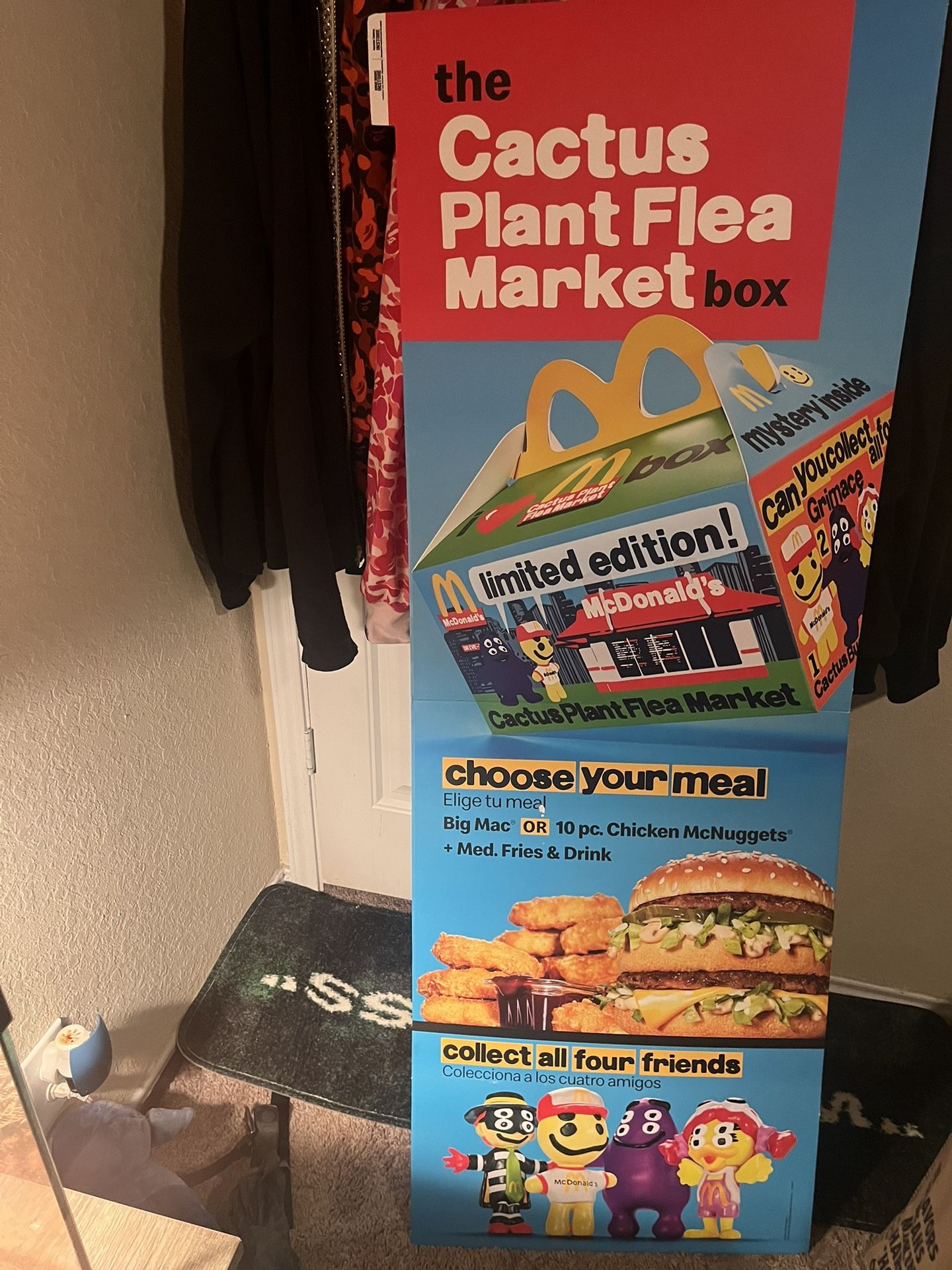 Cantus Plant Flea X McDonald’s Cardboard Poster