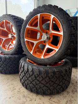Golf car wheels