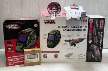 Lincoln Electric 11 Amp Angle Grinder Helmet Kit (A1G013956)