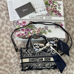 Christian Dior Mini Book Tote $200 **READ DESCRIPTION**