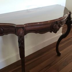 Antique Rosewood Console Table