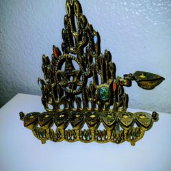 Solid Brass Menorah 