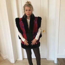 Embossed Women’s Italian vest