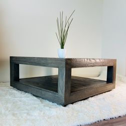 Restoration Hardware Framed Square Coffee Table FREE DELIVERY