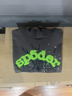 Gray Sp5der Hoodie