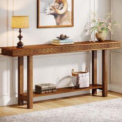 *Brand New Wood Sofa Table*