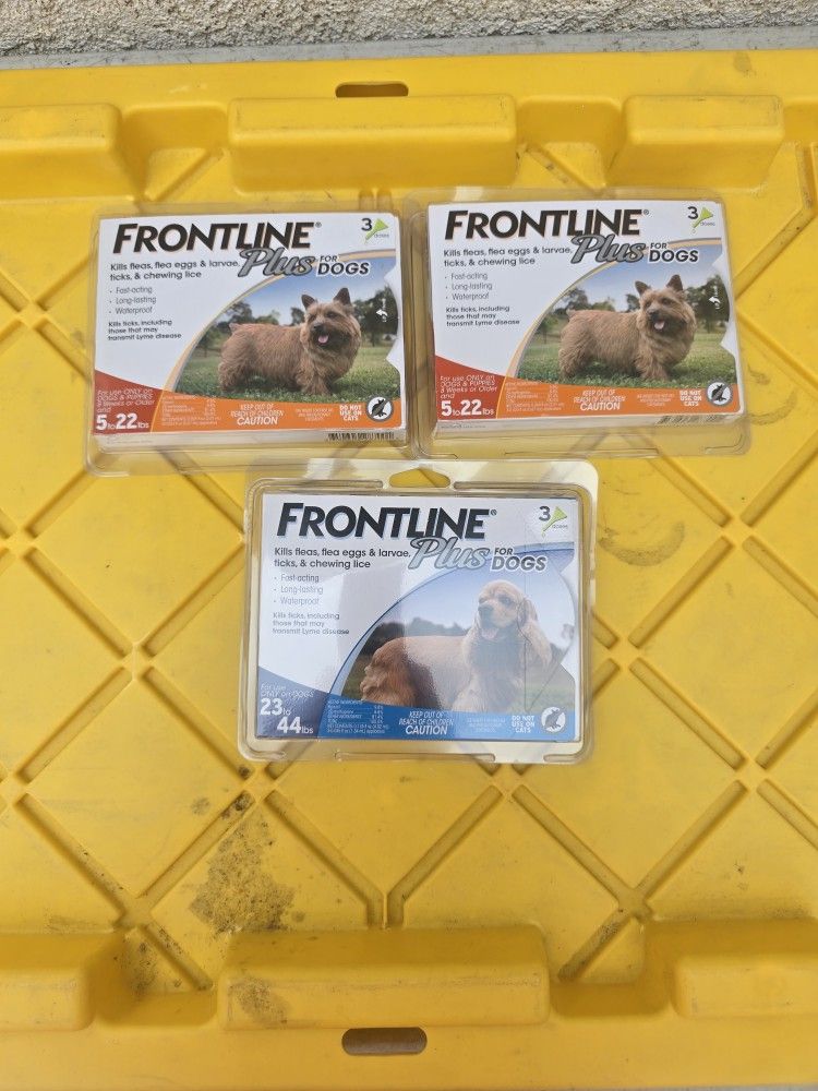 Frontline Plus Flea And Tick Killer For Dogs $20 Each