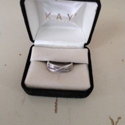 Sterling Silver  Wedding Band