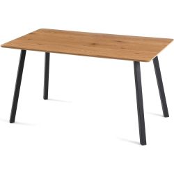 49" Rectangular Home Kitchen Dining Table with Metal Legs