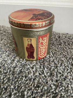Vintage Coca Cola Tin Can