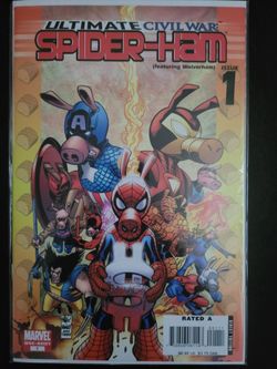 Ultimate Civil War: Spider-Ham #1 Marvel Comic