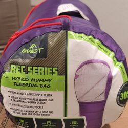 Quest Rec Series Hybrid Mummy Sleeping Bag