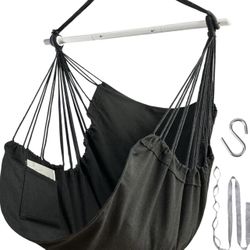New Hammock Chair Hanging Rope Swing - Hammock Chair Bedrooms - Swing Chair Indoor - Hanging Chair Outdoor - Max