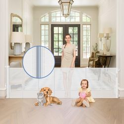 Sair Pet Extra Wide Retractable Baby Dog Gate