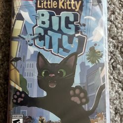 brand new sealed nintendo switch little kitty big city