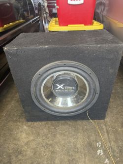 12” c4 x Series Special Edition Subwoofer With Box