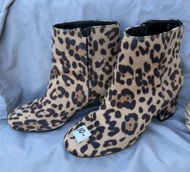 Leopard Boots