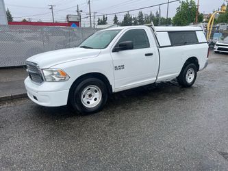 2014 Ram 1500  3.6 long bed with canopy