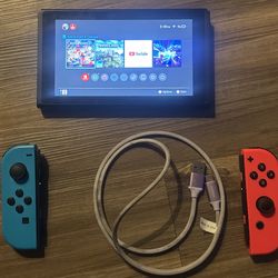 Nintendo Switch Neon Red & Blue