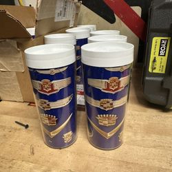 Vtg Thermo-Serv Tumblers Cadillac Emblem Drinking Cups Insulated Set of 12