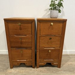 SENSATIONAL nightstands - sold as a pair - 3 drawers each - side table -delivery available