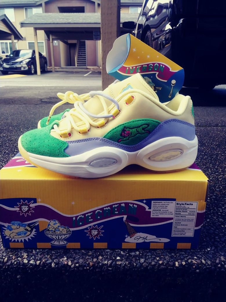 Bbc Ice Cream X Reebok Questions Low Sz.85