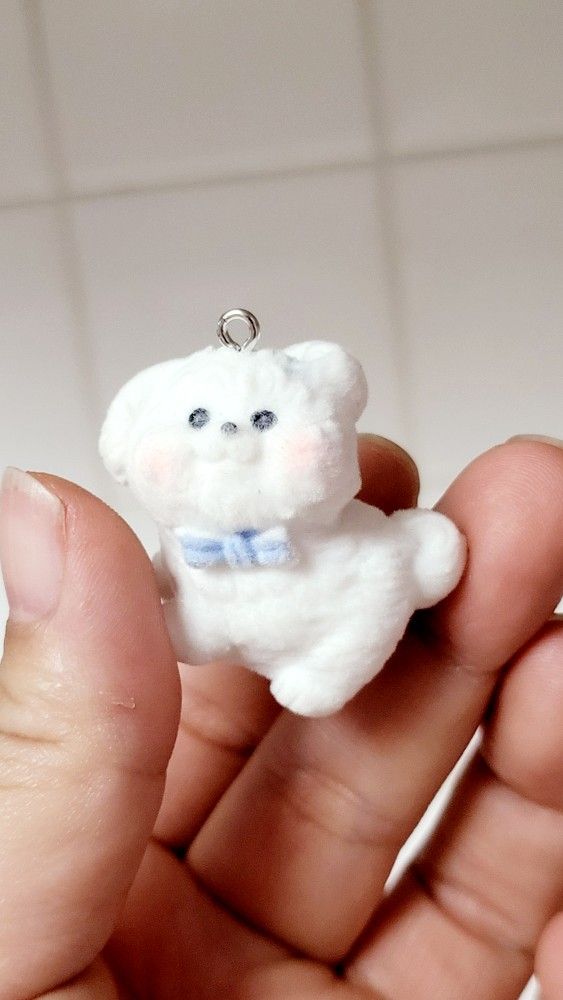 Plastic Puppy Pendant Bead