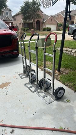 3 aluminum dollies