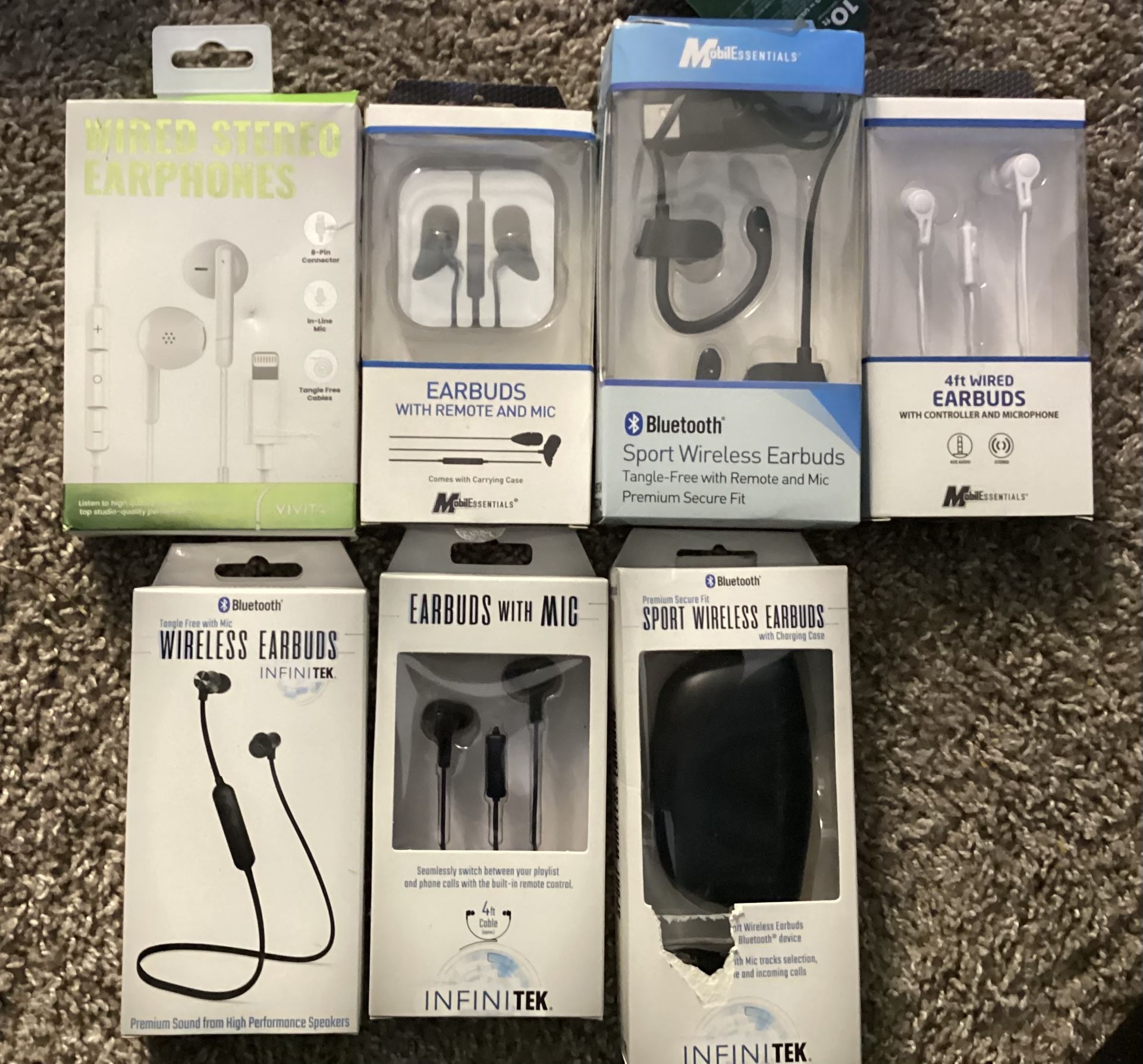 Brand New Assorted Headphones