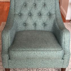 Cozy Blue Armchair For $75