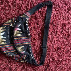 Textured Print Fanny Pack