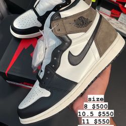 Jordan 1 Mocha size 8,11,11.5