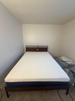 Bed Frame with Built-In USB Charging Ports