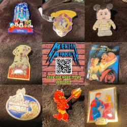 These Disney Pins & Many More Just In At Mecha Market Section At Mantiques In Fremont Niles