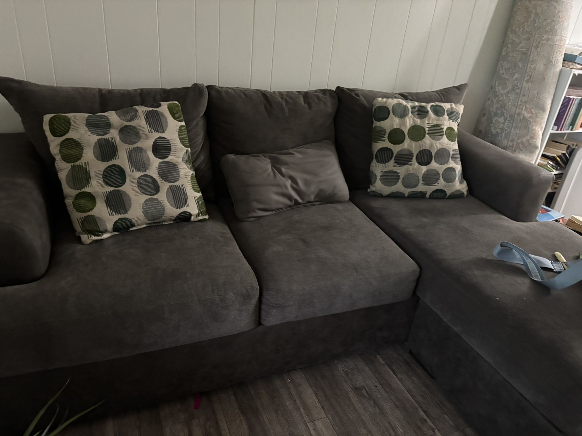 couch, Bed And Bed frame And Mirrors