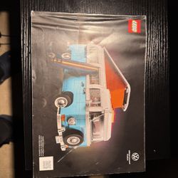 Lego Volkswagen Instructions And Sticker Sheet