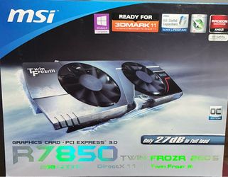 MSI Radeon Twin Frozr OC Edition 2GB GPU (Boxed)