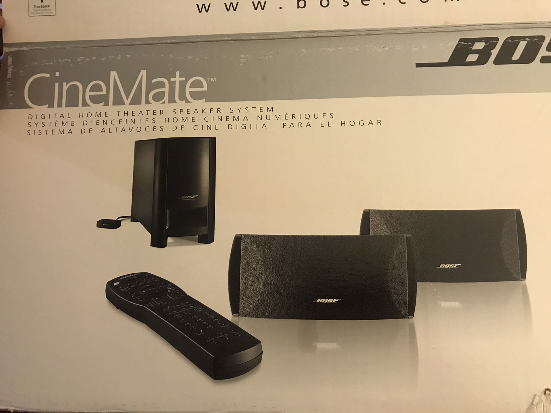 Cinemate digital home theater speaker system (older version)