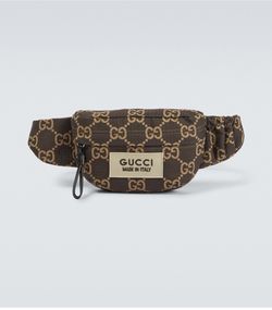 Gucci Brown Nylon GG Belt Bag Brand New With Proof Of Purchase From Gucci 