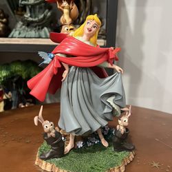 Disney SLEEPING BEAUTY Aurora Medium BIG FIG Briar Rose Statue 60th Annv Color
