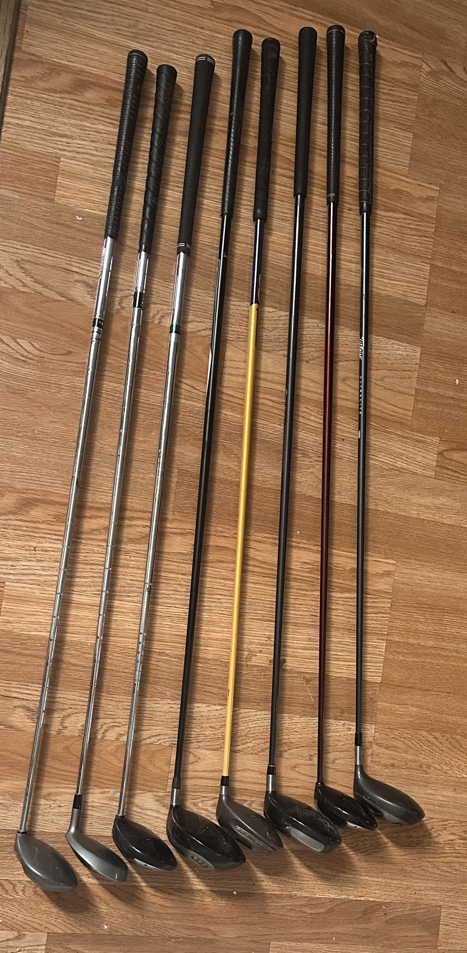 Golf Club Lot Of 7 Graphite, Big Bertha, Titleist