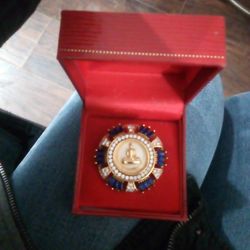 Thai Wedding Jeweled Broach