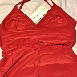 Red maxi elegant Dress 